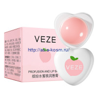 Увлажняющий бальзам для губ Veze с экстрактом персика(30557)