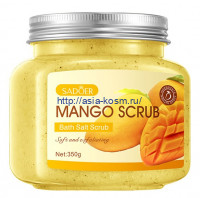 Скраб для ванн Sadoer с солью и экстрактом манго(30908)