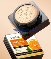 Легкий кушон для лица Sadoer с витамином С - №2 слоновая кость(96208)