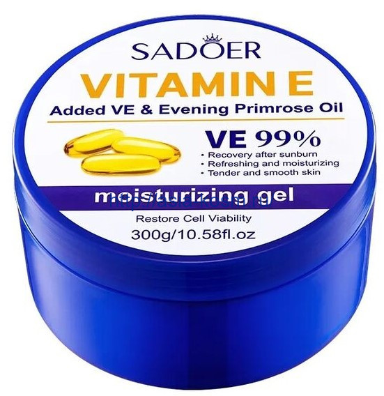 Интенсивно увлажняющий гель Sadoer для всего тела с маслом примулы и витамином Е(94105)